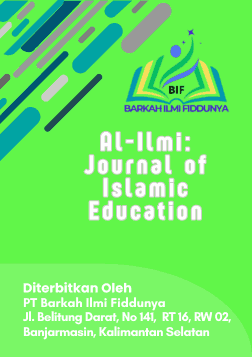 					View Vol. 1 No. 2 (2024): Al-Ilmi : Journal of Islamic Education
				